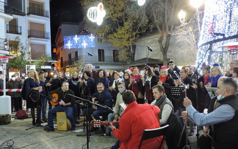 Zambombada Arganda Navidad 2021 Oranizado por Fecace y Casa de Andalucia de Arganda